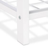 relaxdays Schuhbank 10023311_49 weiß Metall 115,0 cm