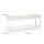 relaxdays Schuhbank 10023311_49 weiß Metall 115,0 cm