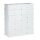 relaxdays Schuhschrank, 10021979_49 weiß 12 Fachböden 94,0 x 37,0 x 108,0 cm