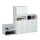 relaxdays Schuhschrank, 10021979_49 weiß 12 Fachböden 94,0 x 37,0 x 108,0 cm