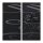 relaxdays Schuhschrank, 10021979_46 schwarz, transparent 12 Fachböden 94,0 x 37,0 x 108,0 cm