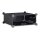relaxdays Schuhschrank, 10021979_46 schwarz, transparent 12 Fachböden 94,0 x 37,0 x 108,0 cm
