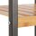 relaxdays Beistellregal braun/schwarz 30,0 x 30,0 x 104,0 cm, 1 St.