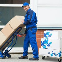 relaxdays Transportroller schwarz 58,0 x 30,0 x 11,5 cm bis 400,0 kg