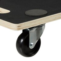 relaxdays Transportroller schwarz 58,0 x 30,0 x 11,5 cm bis 400,0 kg