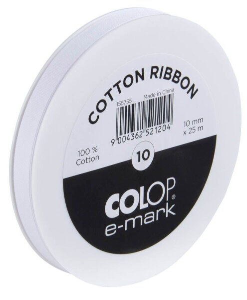 COLOP e-mark Textilband für Elektrostempel 10,0 mm x 25,0 m, 1 St.