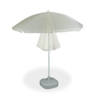 relaxdays Sonnenschirm rund, beige neigbar Ø 180,0...