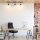 relaxdays Beistellregal braun/schwarz 30,0 x 30,0 x 70,0 cm, 1 St.