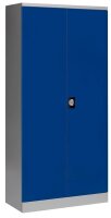 Gürkan Stahlschrank 108850 lichtgrau, enzianblau 4 Fachböden 92,0 x 42,0 x 195,0 cm, zerlegt, 1 St.