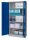 Gürkan Stahlschrank 108850 lichtgrau, enzianblau 4 Fachböden 92,0 x 42,0 x 195,0 cm, zerlegt, 1 St.