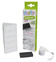 COLOP Stempelkissen Marky Nachfüllset schwarz, 1 Set