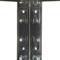 relaxdays Schwerlastregal 10020719_0 grau 100,0 x 60,0 x 180,0 cm
