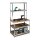 relaxdays Schwerlastregal 10020719_0 grau 100,0 x 60,0 x 180,0 cm
