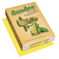dundee Kopierpapier Color canariengelb DIN A4 80 g/qm 500...