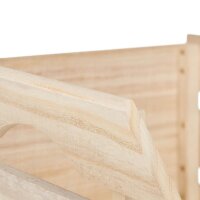 relaxdays Stapelkisten Holz braun 27,5 x 38,0 x 20,0 cm, 3 St.