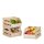 relaxdays Stapelkisten Holz braun 27,5 x 38,0 x 20,0 cm, 3 St.