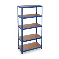 relaxdays Schwerlastregal 10026748_0 blau 90,0 x 45,0 x...
