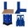 relaxdays Schwerlastregal 10026748_0 blau 90,0 x 45,0 x 180,0 cm