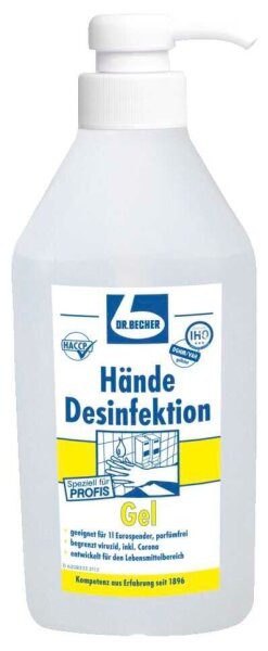 DR.BECHER Händedesinfektionsgel 1 l