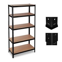 relaxdays Schwerlastregal 10026752_0 schwarz 90,0 x 45,0 x 180,0 cm