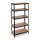 relaxdays Schwerlastregal 10026752_0 schwarz 90,0 x 45,0 x 180,0 cm