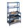 relaxdays Schwerlastregal 10026757_0 blau 100,0 x 60,0 x 180,0 cm