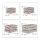relaxdays Shabby Holzkisten-Set grau, 1 Set