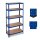 relaxdays Schwerlastregal 10026751_0 blau 90,0 x 45,0 x 180,0 cm