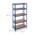 relaxdays Schwerlastregal 10026751_0 blau 90,0 x 45,0 x 180,0 cm