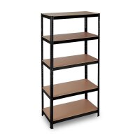relaxdays Schwerlastregal 10026749_0 schwarz 90,0 x 45,0 x 180,0 cm