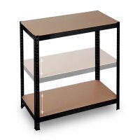 relaxdays Schwerlastregal 10026749_0 schwarz 90,0 x 45,0 x 180,0 cm