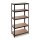 relaxdays Schwerlastregal 10026749_0 schwarz 90,0 x 45,0 x 180,0 cm