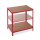 relaxdays Schwerlastregal 10026756_0 rot 90,0 x 60,0 x 180,0 cm