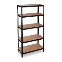 relaxdays Schwerlastregal 10026755_0 schwarz 90,0 x 60,0...