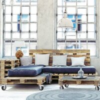 relaxdays Schwerlastrollen schwarz