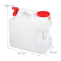 relaxdays Wasserkanister 20,0 l, 1 St.