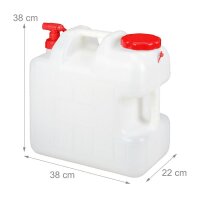 relaxdays Wasserkanister 25,0 l, 1 St.