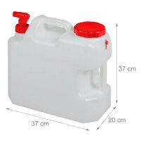 relaxdays Wasserkanister 18,0 l, 1 St.
