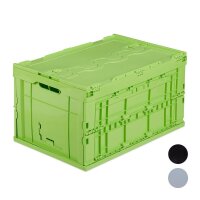 relaxdays Klappbox 60,0 l grün 58,5 x 39,5 x 32,5...