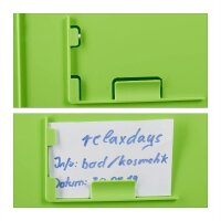 relaxdays Klappbox 60,0 l grün 58,5 x 39,5 x 32,5 cm, 1 St.