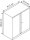 BISLEY Stahlschrank Essentials YECB09101S355 silber 1 Fachboden 91,4 x 47,0 x 100,0 cm, aufgebaut, 1 St.