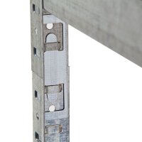 relaxdays Schwerlastregal 10019041_0 silber 90,0 x 41,0 x 180,0 cm