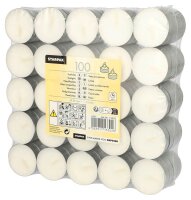 STARPAK Teelichter weiß, 100 St.