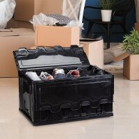 relaxdays Klappbox 60,0 l schwarz 58,5 x 39,5 x 32,5 cm,...