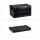 relaxdays Klappbox 60,0 l schwarz 58,5 x 39,5 x 32,5 cm, 1 St.