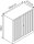 BISLEY Essentials Rollladenschrank silber 1 Fachboden 100,0 x 47,0 x 100,0 cm