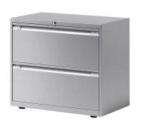 BISLEY Essentials Hängeregistraturschrank silber 2 Schubladen 80,0 x 47,0 x 69,3 cm, 1 St.