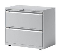 BISLEY Essentials Hängeregistraturschrank lichtgrau 2 Schubladen 80,0 x 47,0 x 69,3 cm, 1 St.