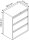 BISLEY Essentials Hängeregistraturschrank anthrazit 3 Schubladen 80,0 x 47,0 x 100,0 cm, 1 St.