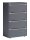 BISLEY Essentials Hängeregistraturschrank anthrazit 4 Schubladen 80,0 x 47,0 x 130,0 cm, 1 St.
